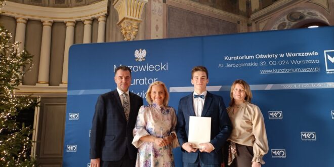 Wojciech Połaski ponownie ze Stypendium Prezesa Rady Ministrów